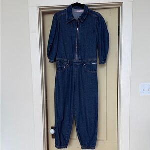 Bimba y Lola Denim Jumpsuit